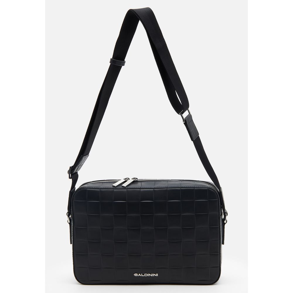 Elegant Woven Leather Crossbody Bag