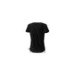 Chic Crew-Neck Tie-Side Cotton Tee