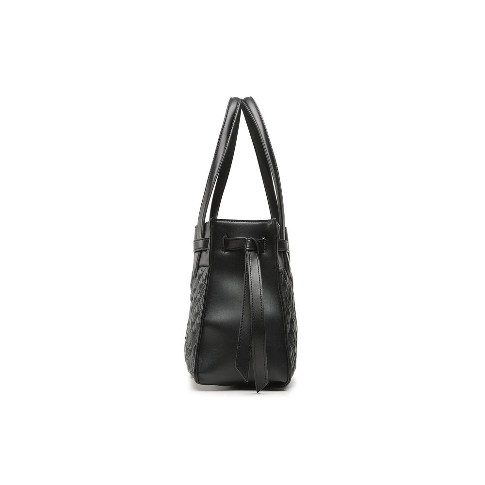 Chic Quilted Faux Leather Shopper