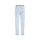 Chic High-Waisted Light Wash Denim