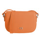 Chic Woven Print Leather Crossbody Bag