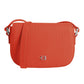 Elegant Woven Pattern Calfskin Shoulder Bag