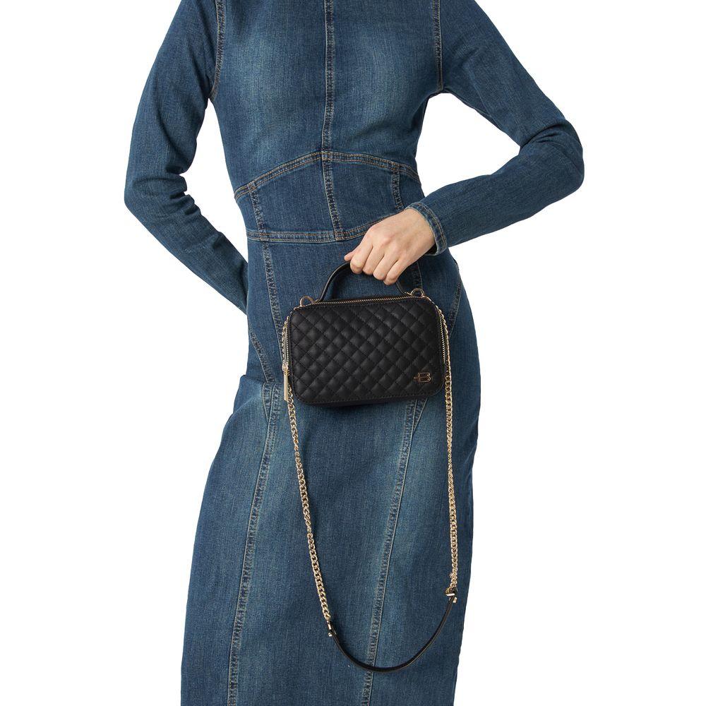 Chic Quilted Calfskin Camera Handbag