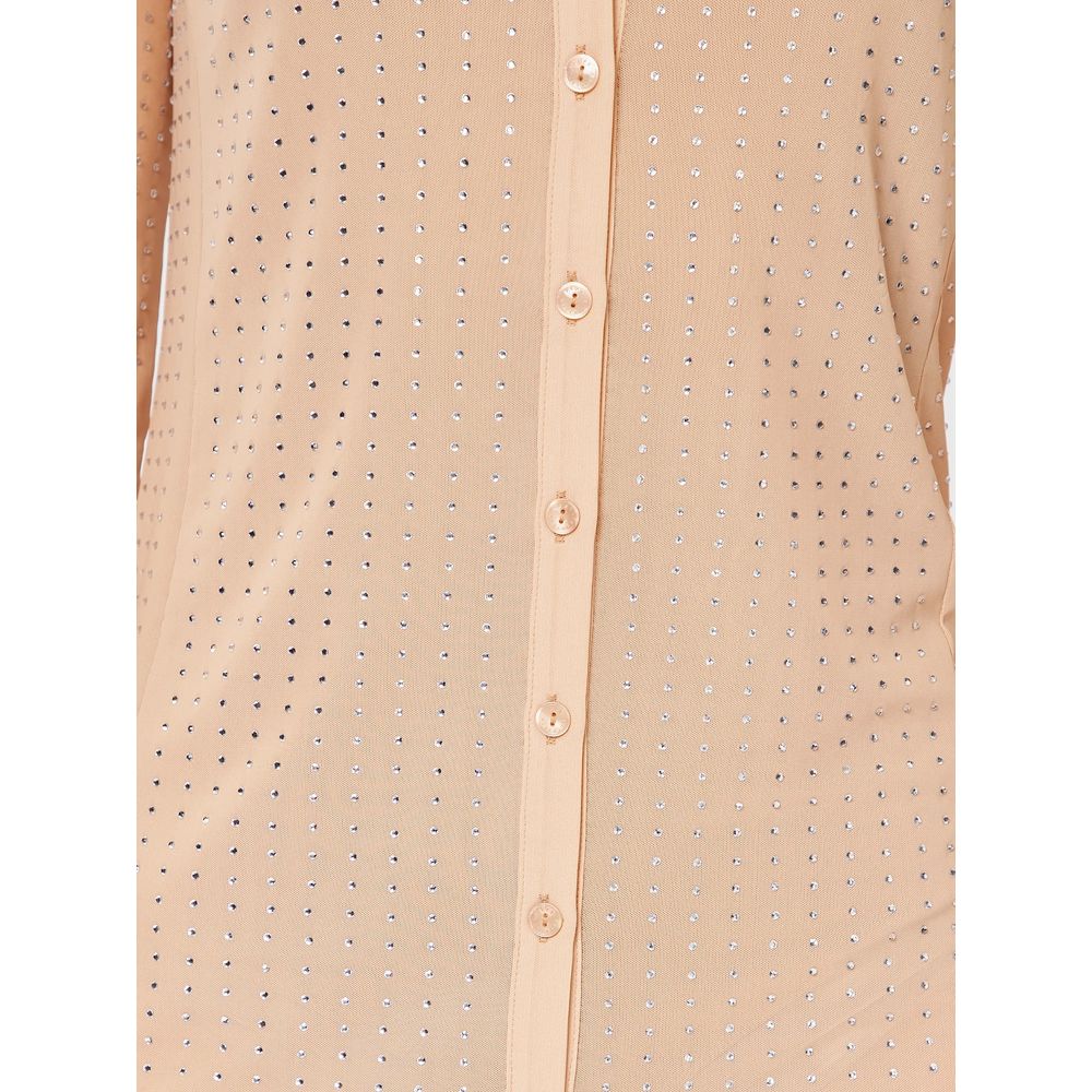 Polished Beige Linen Blazer