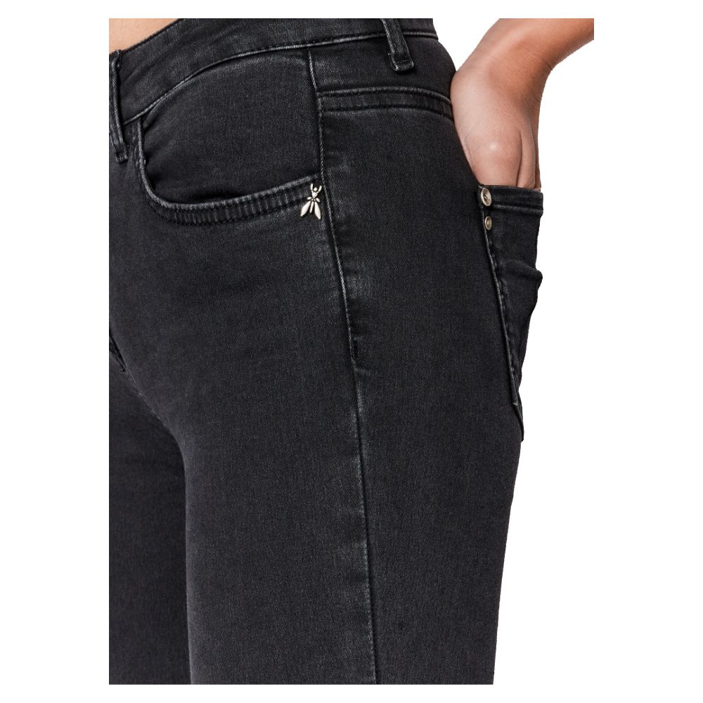 Sleek High-Waist Black Jeggings - Slim Fit Elegance