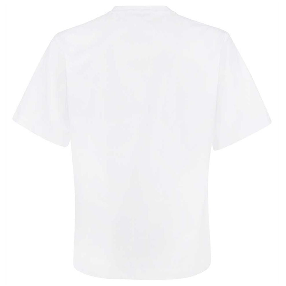 Elegant Over Fit White Cotton Tee