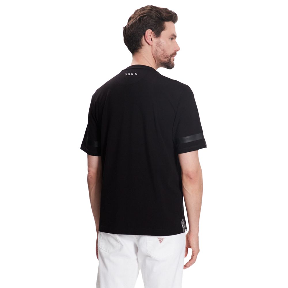 Sleek Rubber-Logo Cotton Tee