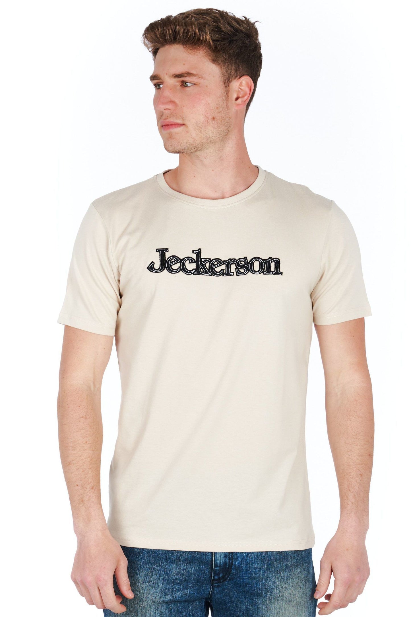 Sleek Silver Slim Fit Jersey T-Shirt