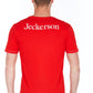 Slim Fit Red Pocket Tee with Iconic Logo