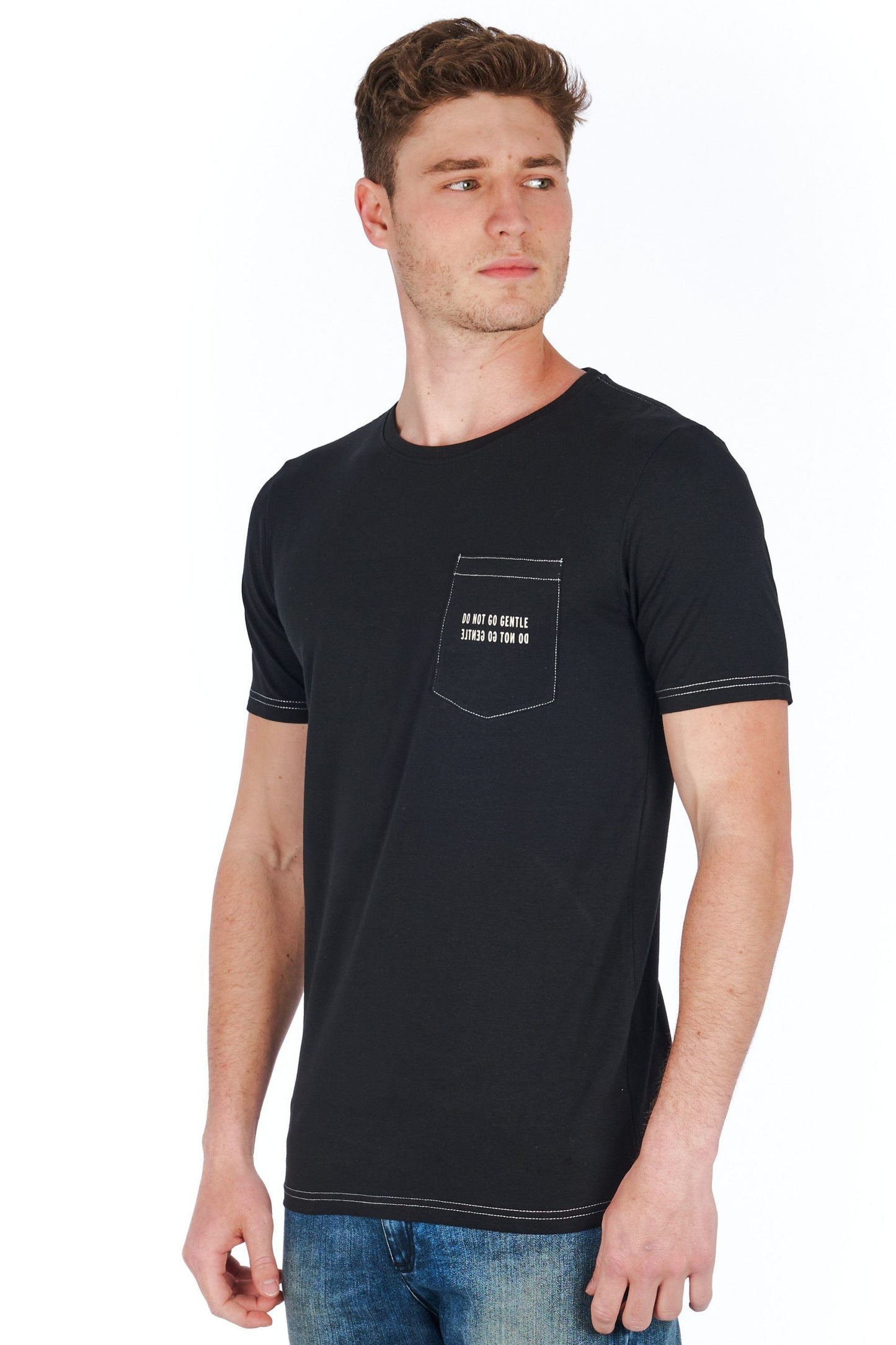 Sleek Logo Print Jersey Tee