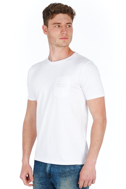 Slim Fit Logo Jersey T-Shirt - Crisp White