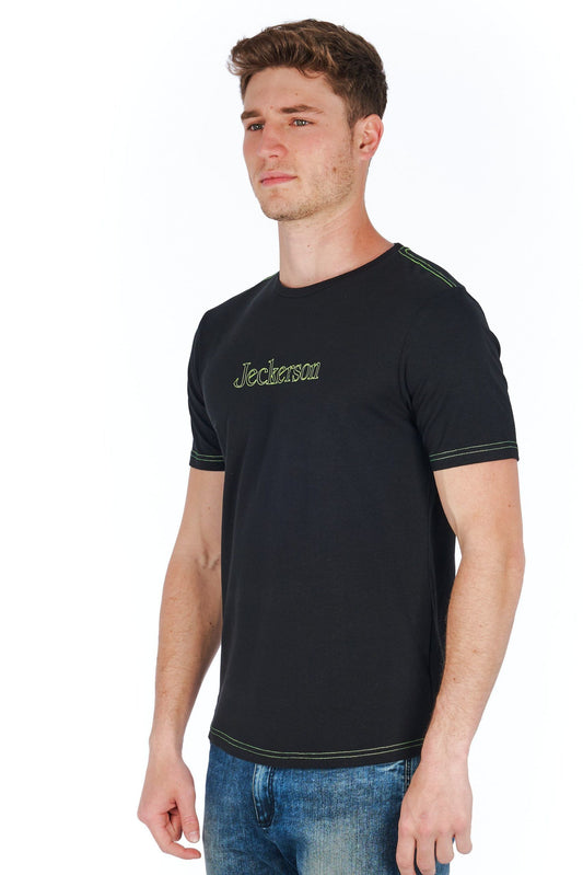 Sleek Slim-Fit Jersey Tee with Logo