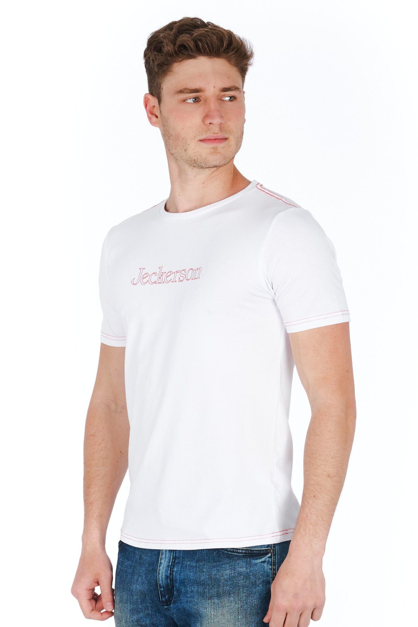 Slim Fit Logo Tee with Short Sleeves