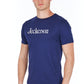 Slim Fit Logo Jersey Tee in Blue