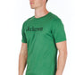 Slim Fit Logo Jersey Tee in Green