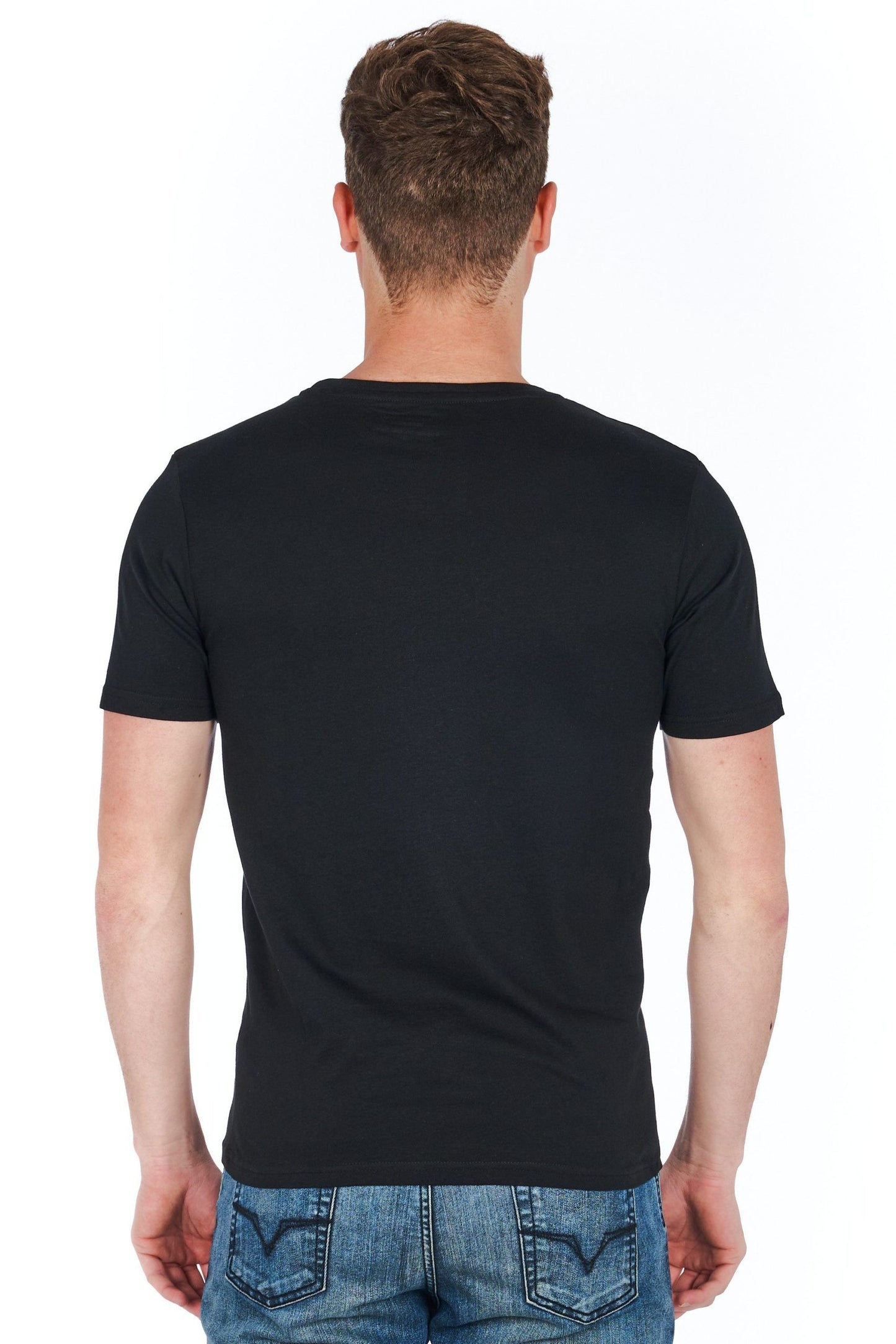 Sleek Jersey Logo Tee - Slim Fit Elegance