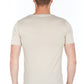 Sleek Silver Logo Tee - Slim Fit Elegance