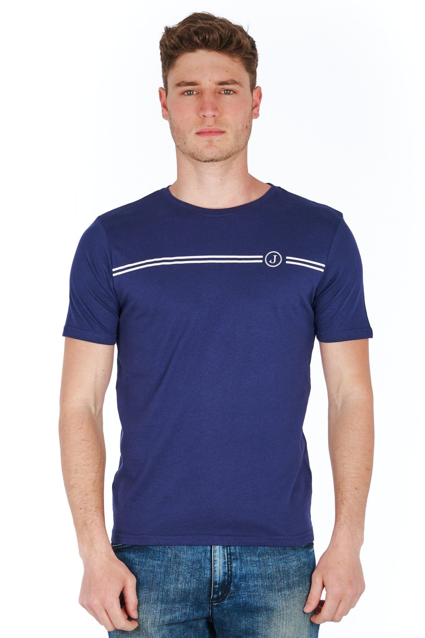 Sleek Slim Fit Jersey T-shirt with Statement Print