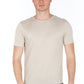 Sleek Silver Jersey Tee with Iconic Mini Logo