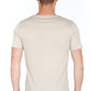 Sleek Silver Jersey Tee with Iconic Mini Logo