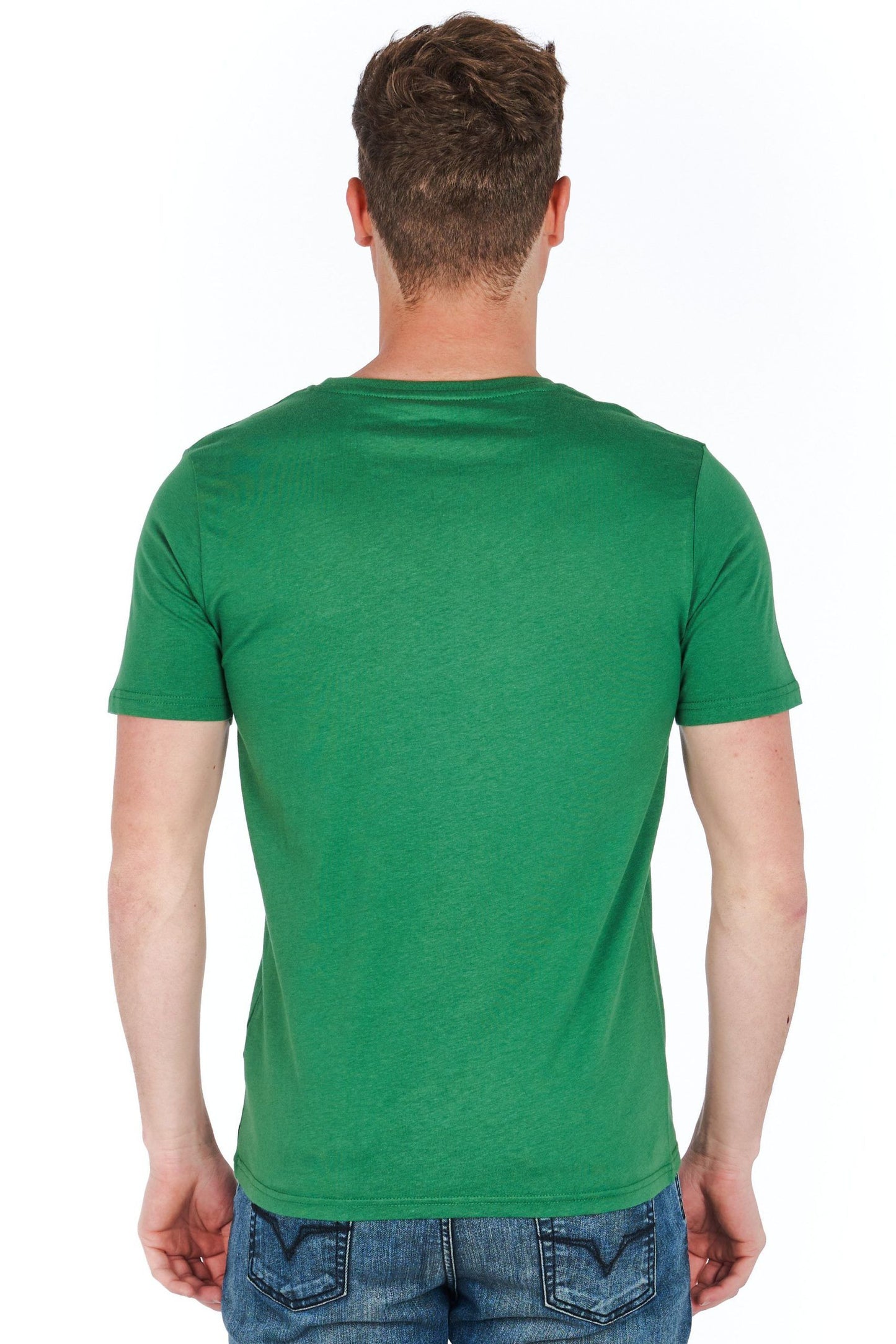 Sleek Green Jersey T-Shirt with Mini Logo