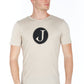 Slim Fit Silver Cotton Tee