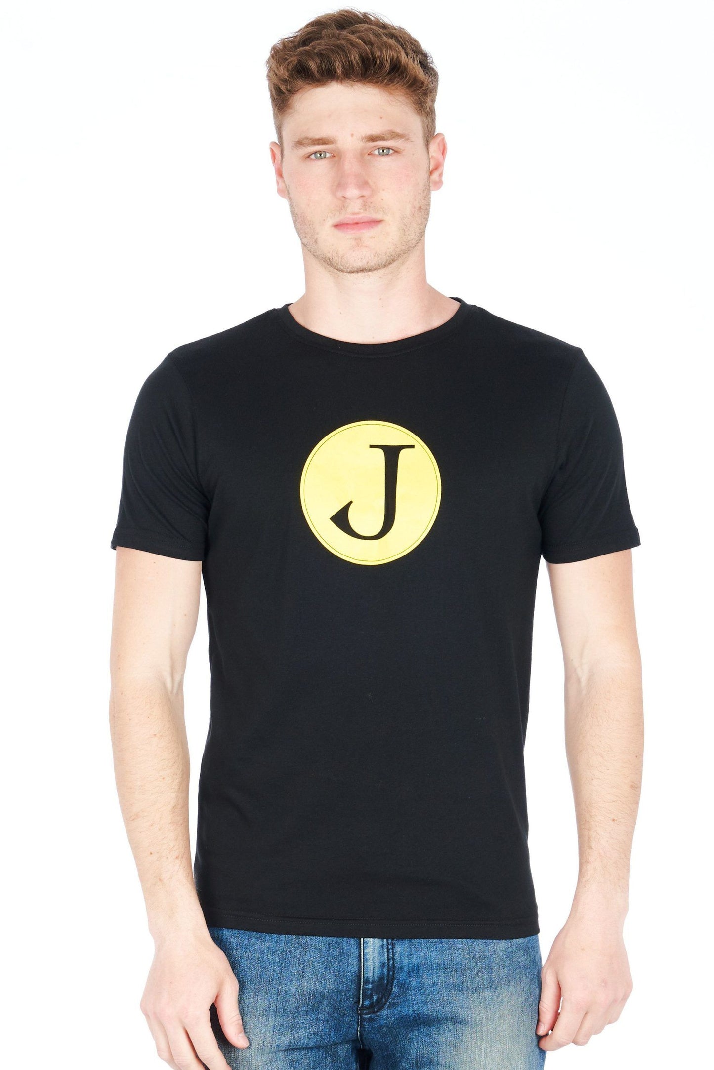 Sleek Black Slim Fit Jersey Tee