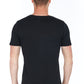 Sleek Vertical Logo Tee with Slim Fit