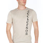 Sleek Silver Slim Fit Logo Tee