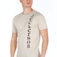 Sleek Silver Slim Fit Logo Tee
