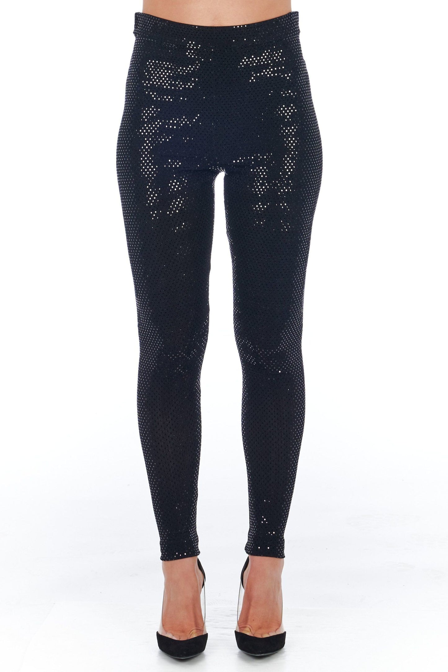 Sequin Sparkle High Waist Leggings