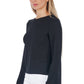 Elegant Flared Sleeve Lace-Up Blouse