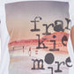 Chic White Front Print Tee