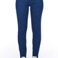 Chic Multi-Pocket Skinny Denim