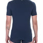 Sleek Crew Neck Cotton Blend Tee