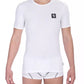 Crisp White Cotton Crew Neck Tee Bi-Pack