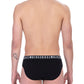Sleek Black Bi-Pack Briefs for Men