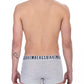 Sleek Gray Bikkembergs Trunk Twin-Pack
