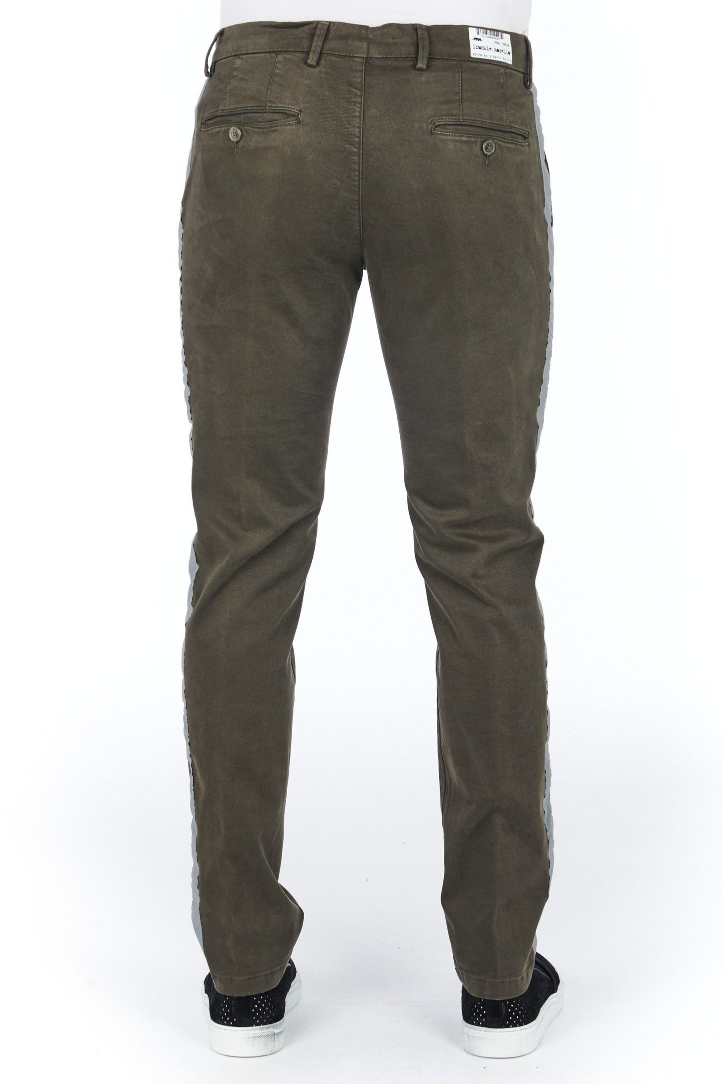 Chic Brown Cotton Trousers