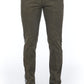 Chic Brown Cotton Trousers