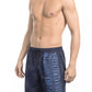 Chic Blue Printed Swim Shorts