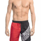 Ravishing Red Side Print Swim Shorts