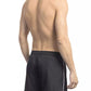 Chic Black Printed Swim Shorts