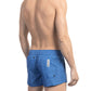 Sleek Blue Swim Shorts with Signature Band