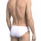 Chic White Speedo with Side Print Detail