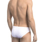 Sleek White Side Print Speedo