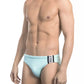 Chic Light Blue Side Print Speedo
