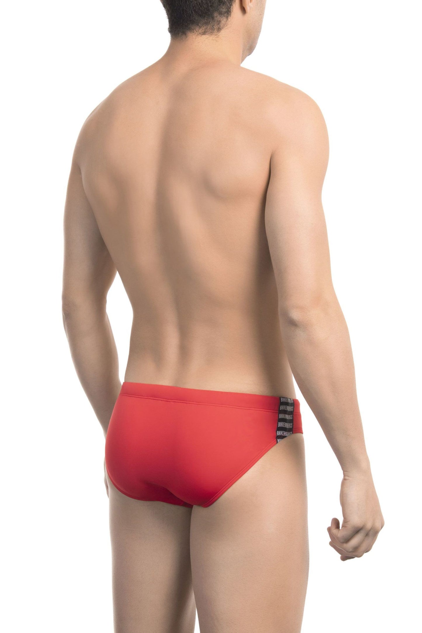 Sleek Red Side Tape Speedo