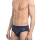 Elegant Blue Printed Swimwear for Men
