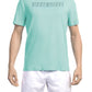 Light-Blue Cotton Logo Tee